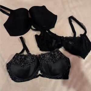 Aerie Black Lace Bra Collection Intimates & Sleepwear